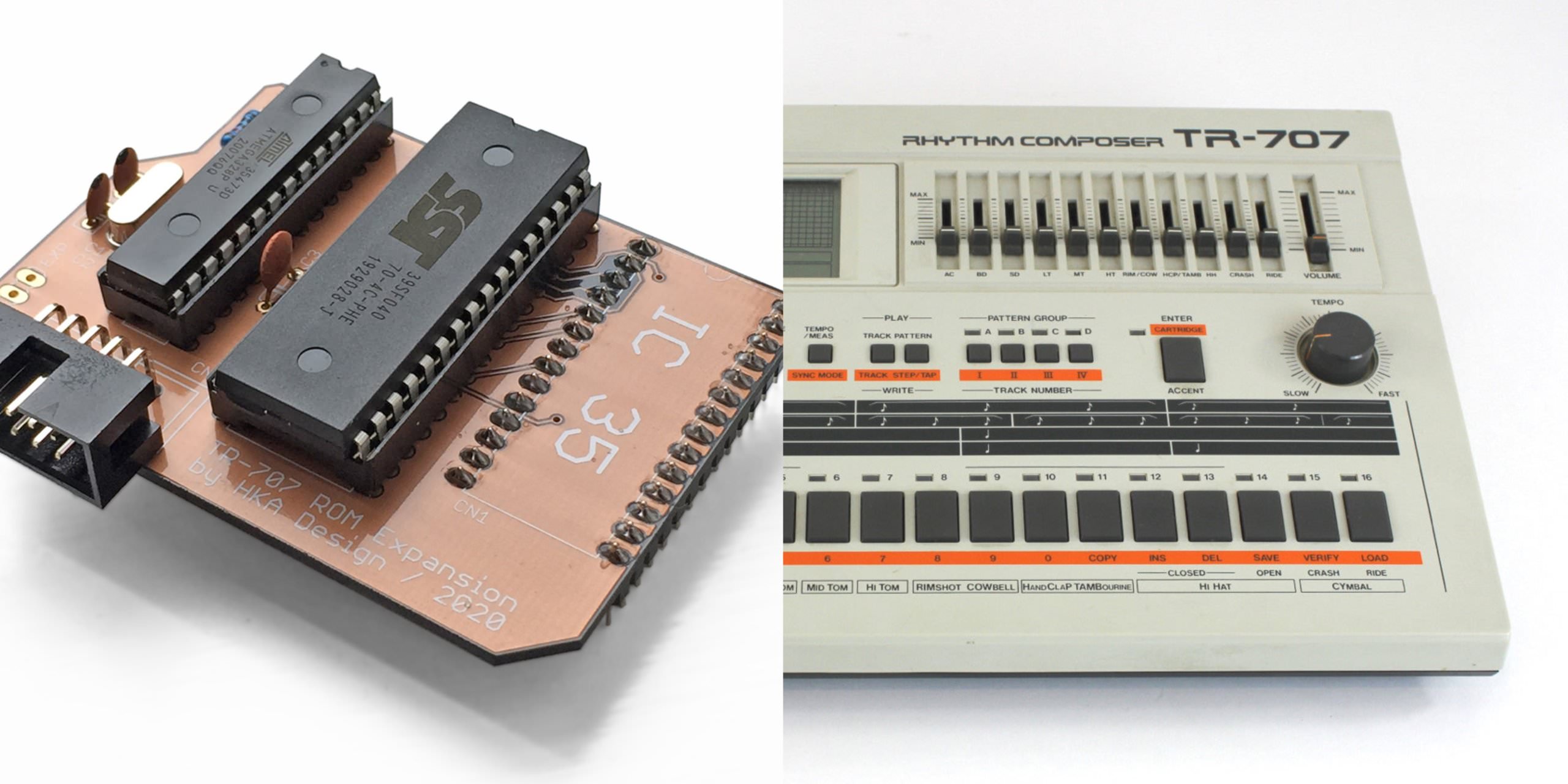 Rom Expansion Enhances Roland Tr 707 With Samples From The Tr 808 Linndrum And More Attack Magazine