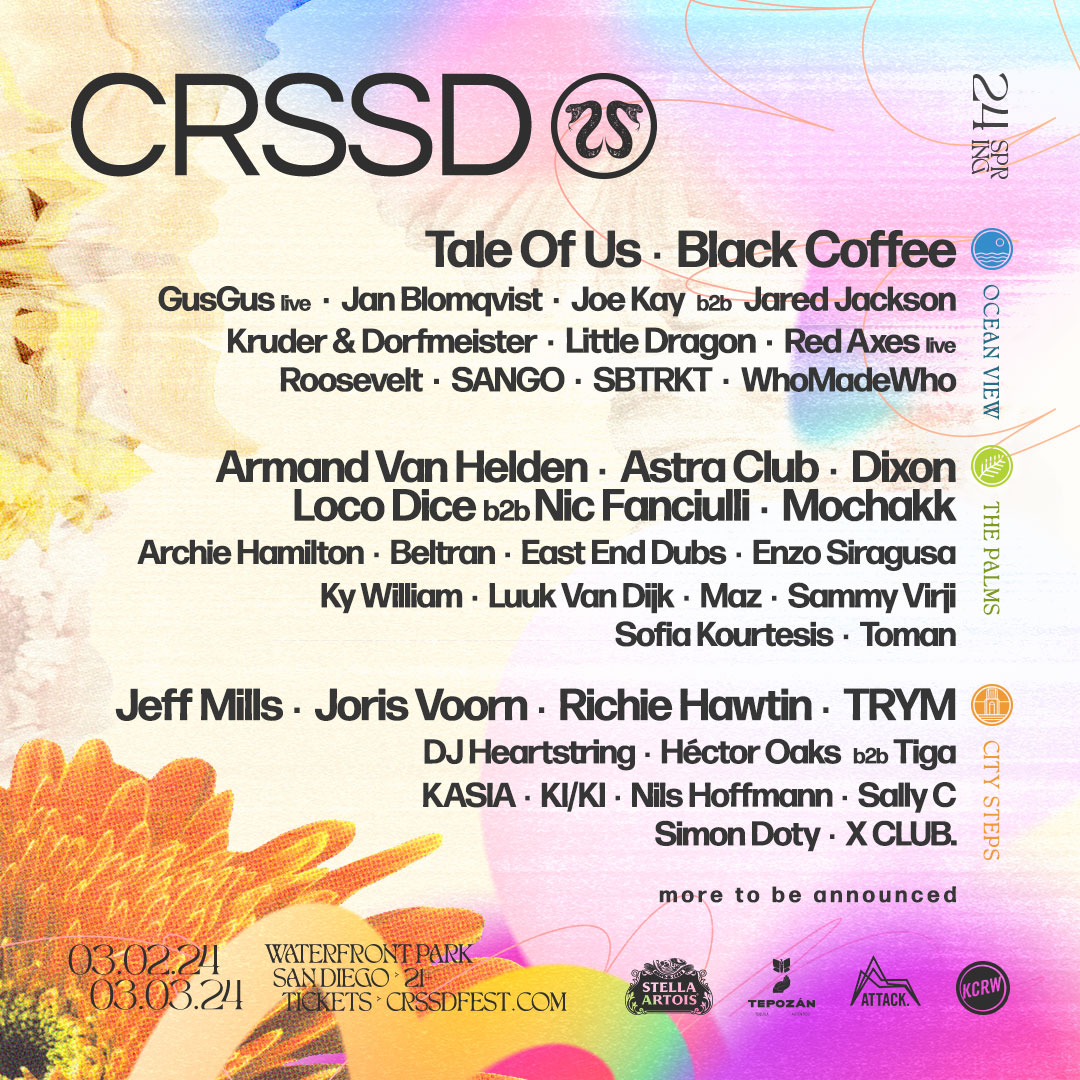 CRSSD Festival Announces Lineup for Spring 2024 Edition Attack Magazine