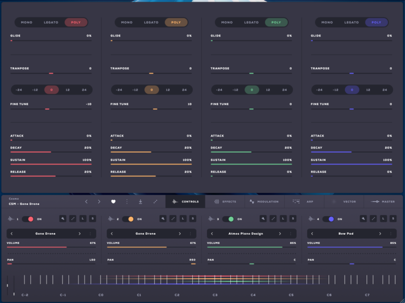 Audiomodern Soundbox controls