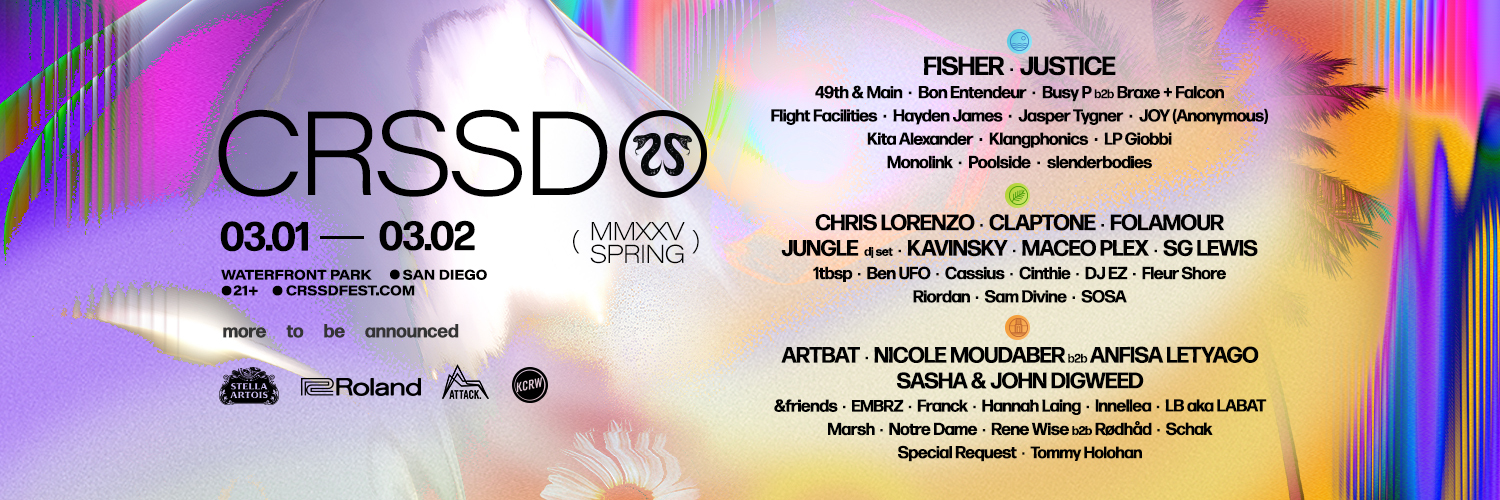 A Decade Of Dance Music CRSSD Festival Announces 10th Anniversary